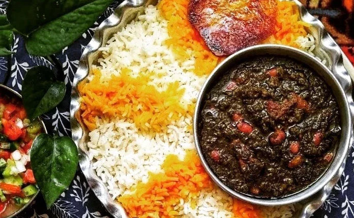 Ghormeh Sabzi Stew, one of the best persian food 