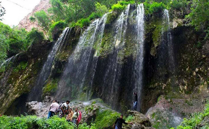one of akhlamad waterfalls 