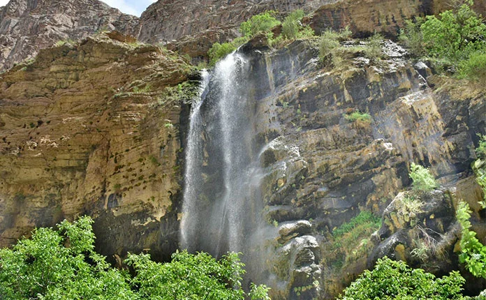 another waterfall in akhlamad village 