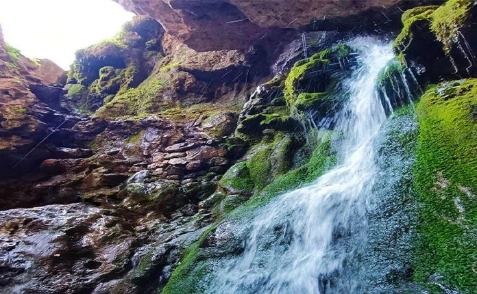 Beautiful way to reach the waterfall