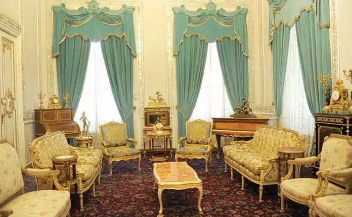 The interior of Ashraf Palace