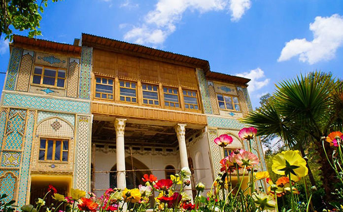 delgosha garden in shiraz